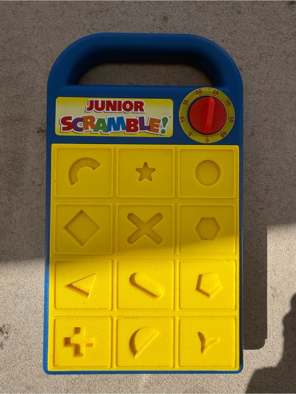 Kids Shape Puzzle game  - Blue and Yellow